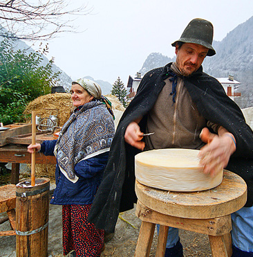 Prodotti Tipici - Formai de Mut, pasta compatta ed elastica; semicotta e pressata